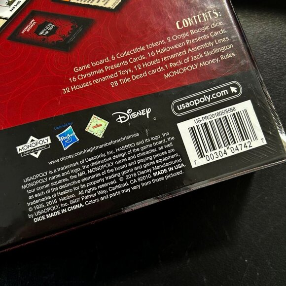 Nightmare Before Christmas Monopoly – Brand New & Sealed - Picture 2 of 4